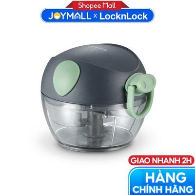 Dụng Cụ Xay Thực Phẩm, Tỏi Ớt Mini LocknLock CKS321GRN 180ml, Chính Hãng, Kéo Tay Đơn Giản - JoyMall