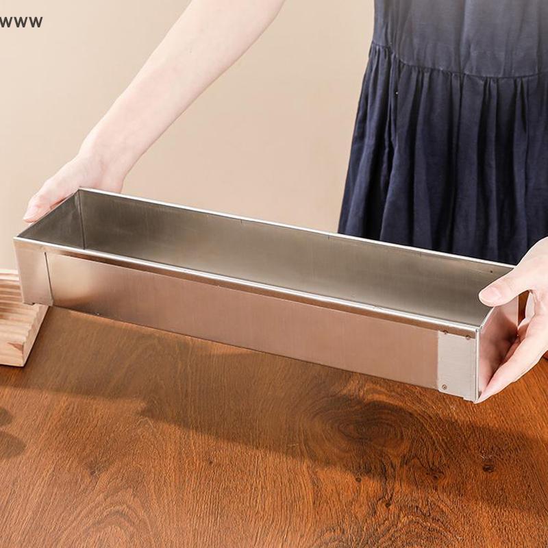 COD Stainless Steel Rectangle Cake Pan for Birthday Cake - Tiramisu Muffin Pan new