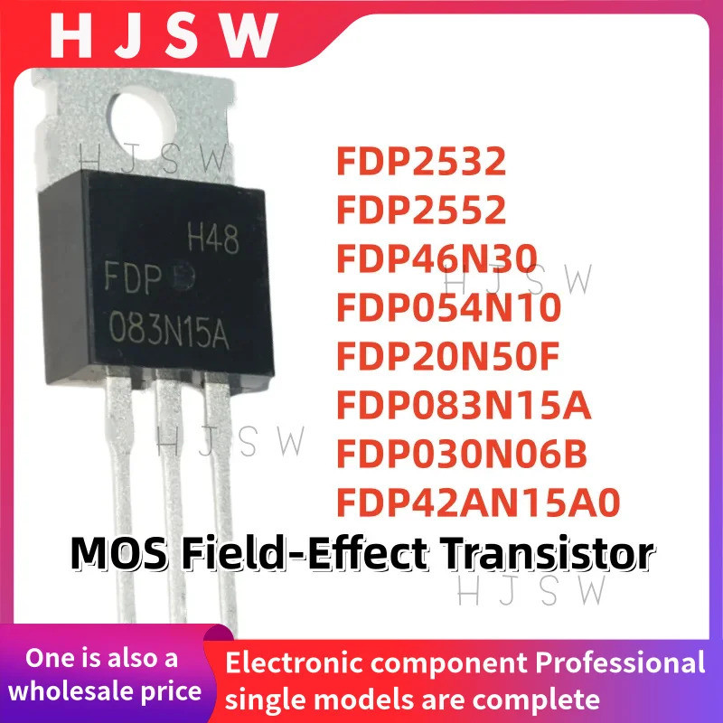 5 Chiếc FDP2532 FDP2552 FDP46N30 FDP054N10 FDP20N50F FDP083N15A FDP030N06B FDP42AN15A0 TO220 MOS Bộ 
