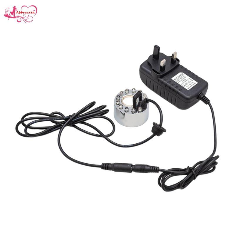 Abbraccia Siêu Âm Mist Maker Fogger Máy Tạo Độ Ẩm Sương Mù Máy Đầy Màu Sắc Ánh Sáng Ao Nước Đài Phun