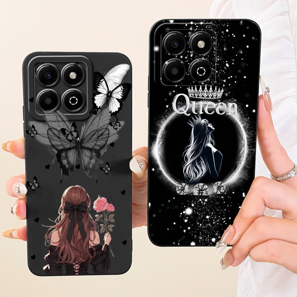 Ốp Bảo Vệ Camera Cho Honor X6b JDY-LX1 JDY-LX2 / X6a WDY-LX1 WDY-LX2 Vỏ Điện Thoại Pretty Girls Art 