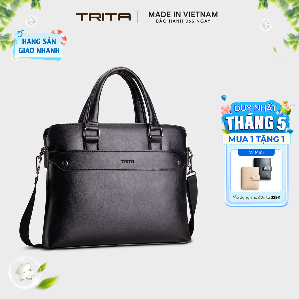 Cặp công sở Trita (Thời trang nam - Cặp da TCA17) Bagsmart