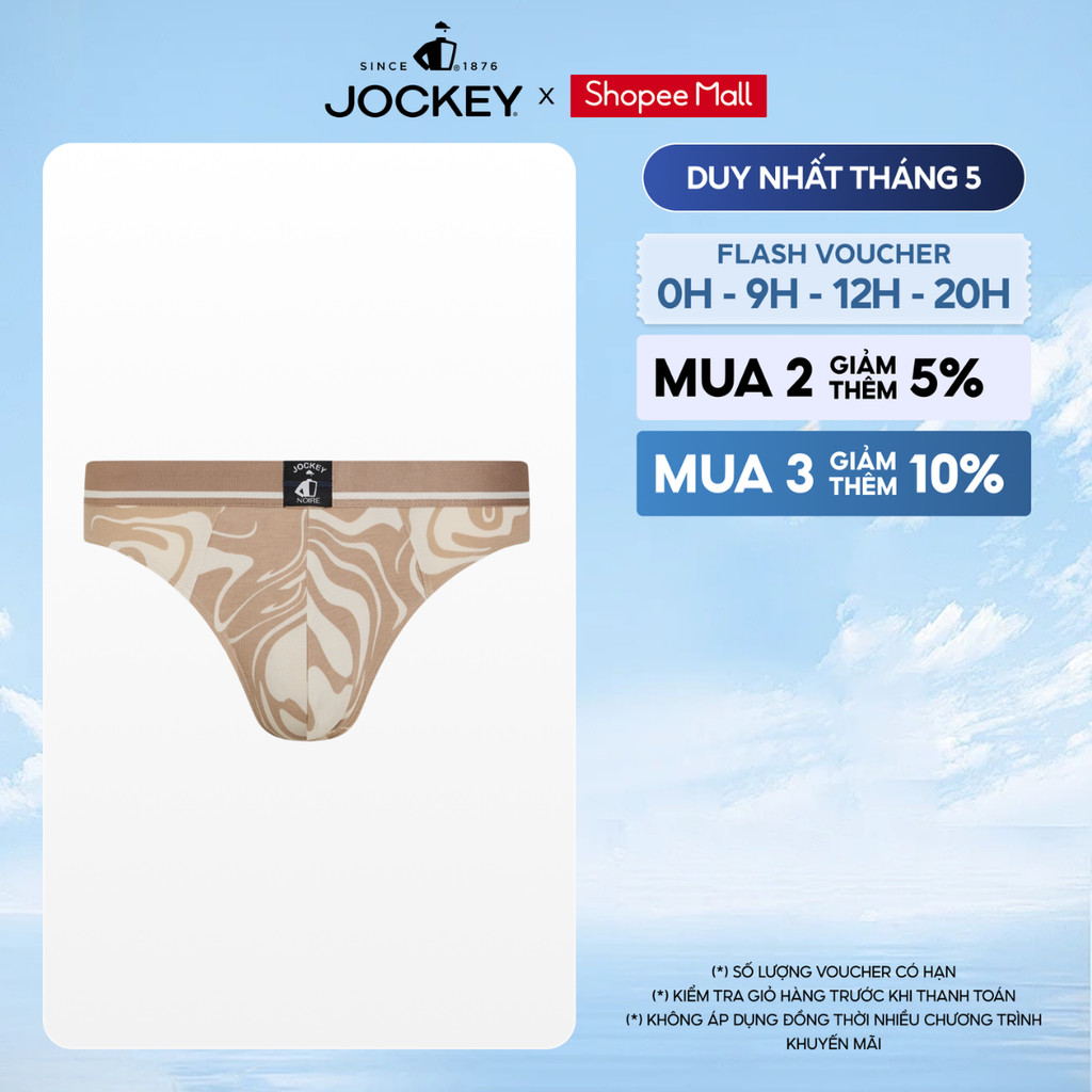Quần lót nam dáng brief lưng thun dệt Jockey Noire - J4123
