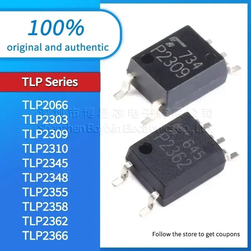 5 CÁI TLP2366 TLP2358 TLP2355 TLP2348 TLP2345 TLP2310 TLP2309 TLP2303 TLP2066 TLP2362 SOP Chip ic