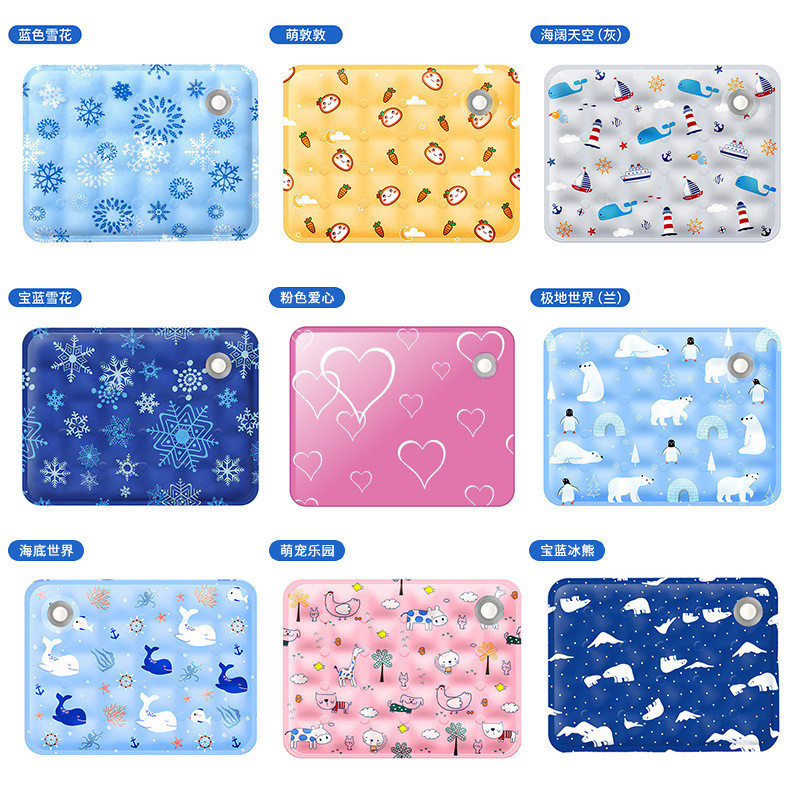 Pet Ice Pad Water-Filled Summer Cooling Dog Pad Cat Cool Pad Dog Ice Bed