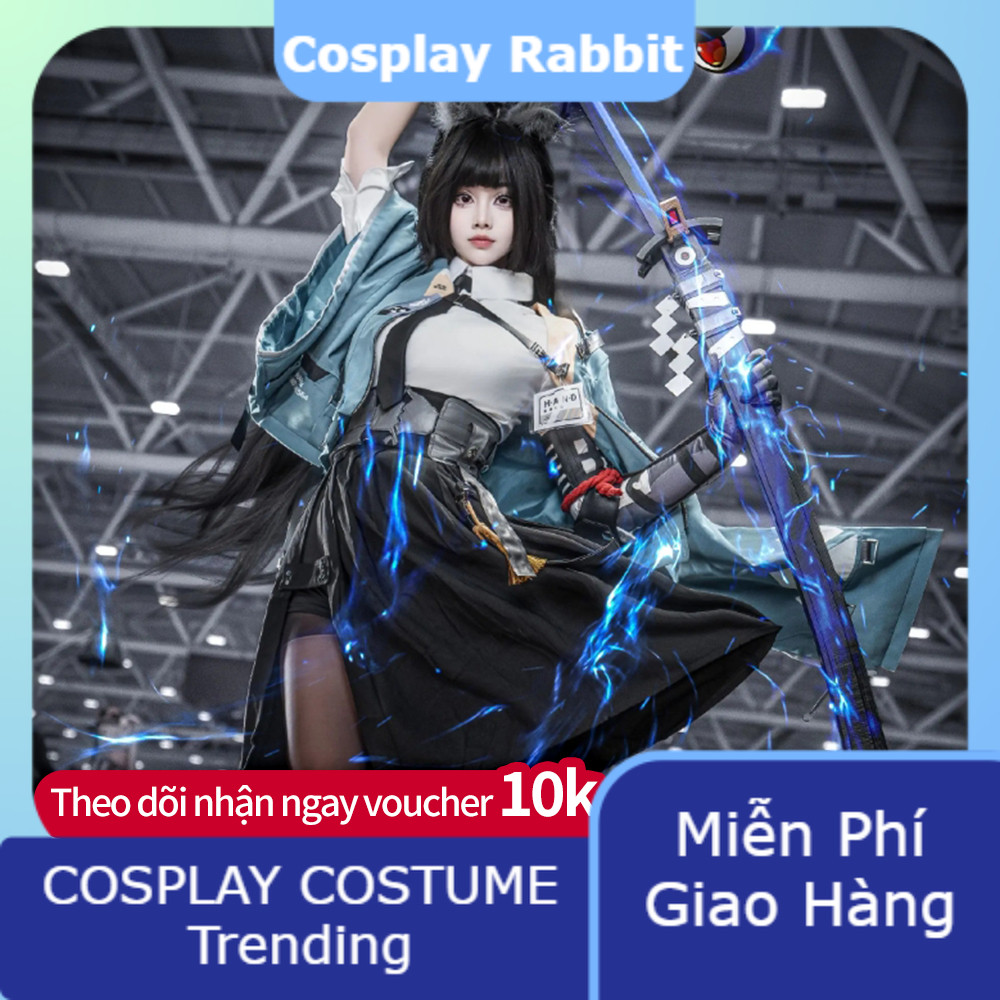 Hoshimi Miyabi Cosplay Trang Phục Zenless Zone Zero Kèm Tóc Giả Giày Full Set Hoá Trang Nữ Đẹp