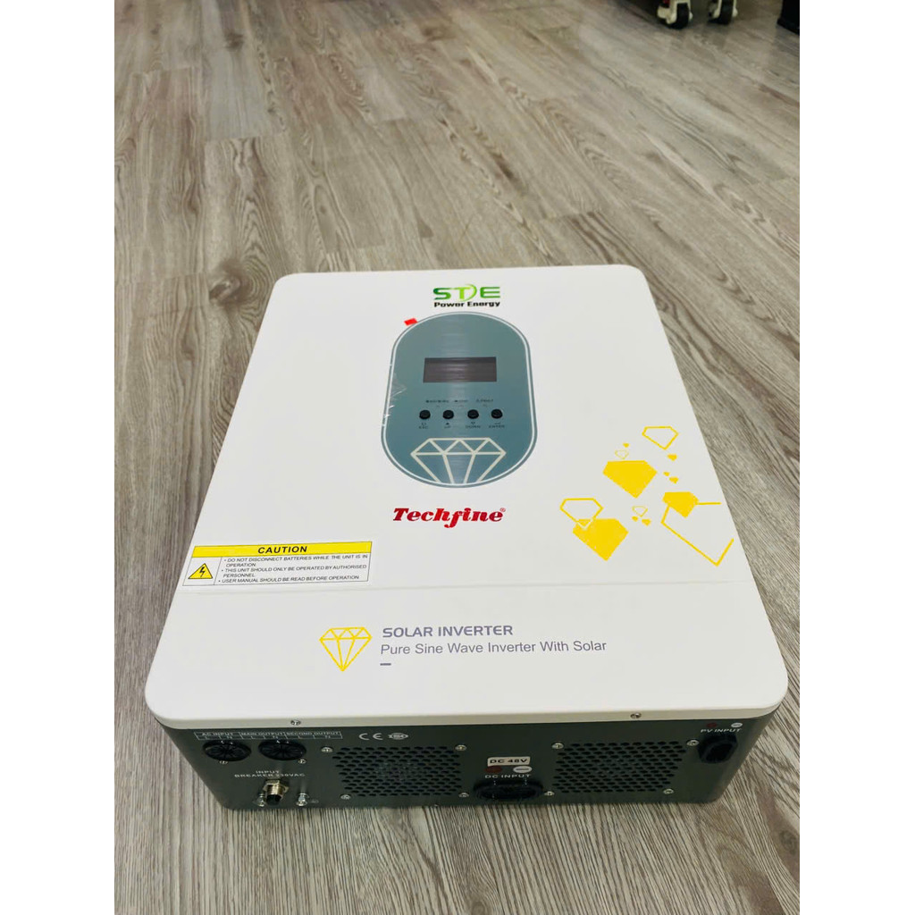 BIẾN TÂN Hybrid SOLAR INVERTER Techfine 48v-6200VA 6000W mã STE-6 ED6248EMH Soyer Tech phân phối BÔN