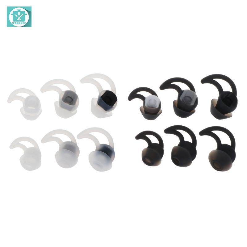 Woedpez Đầu Tai Silicon Tai Nghe Miếng Đệm Tai Nghe Cho BOSE Sound Sport QC20 QC30