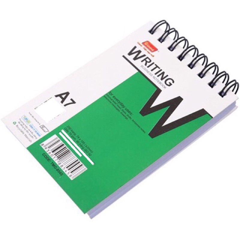 Sổ lò xo A7 Pgrand dày 200 trang