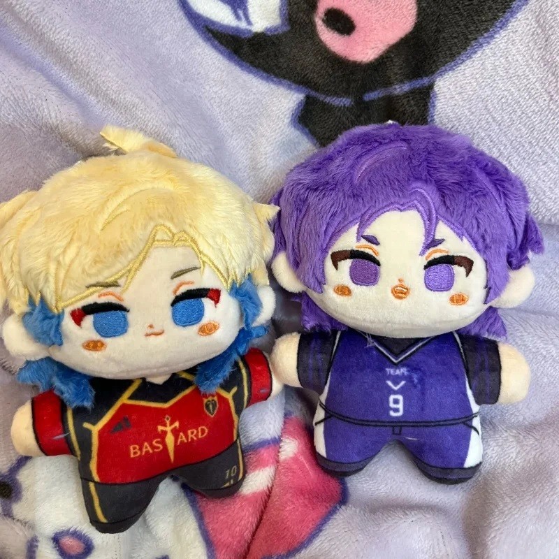 10 cm sang trọng anime búp bê đồ chơi Nagi Seishiro Mikage Reo Chigiri Hyoma Blue Lock Plush Doll Mi