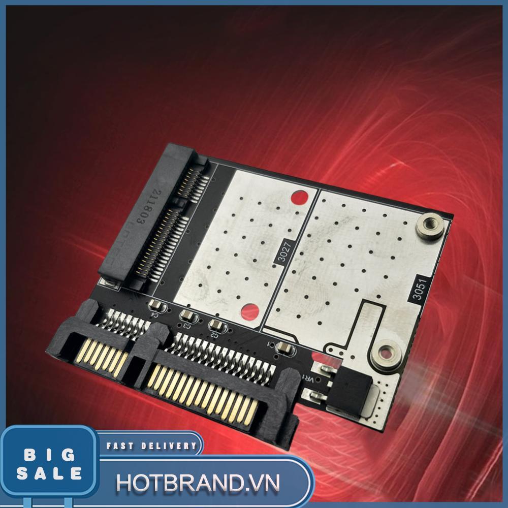 MSATA SSD Sang 2.5 / 3.5in SATA3.0 22pin Thẻ Chuyển Đổi 6Gbps Mini SATA Sang SATA Thẻ Chuyển Đổi MSA