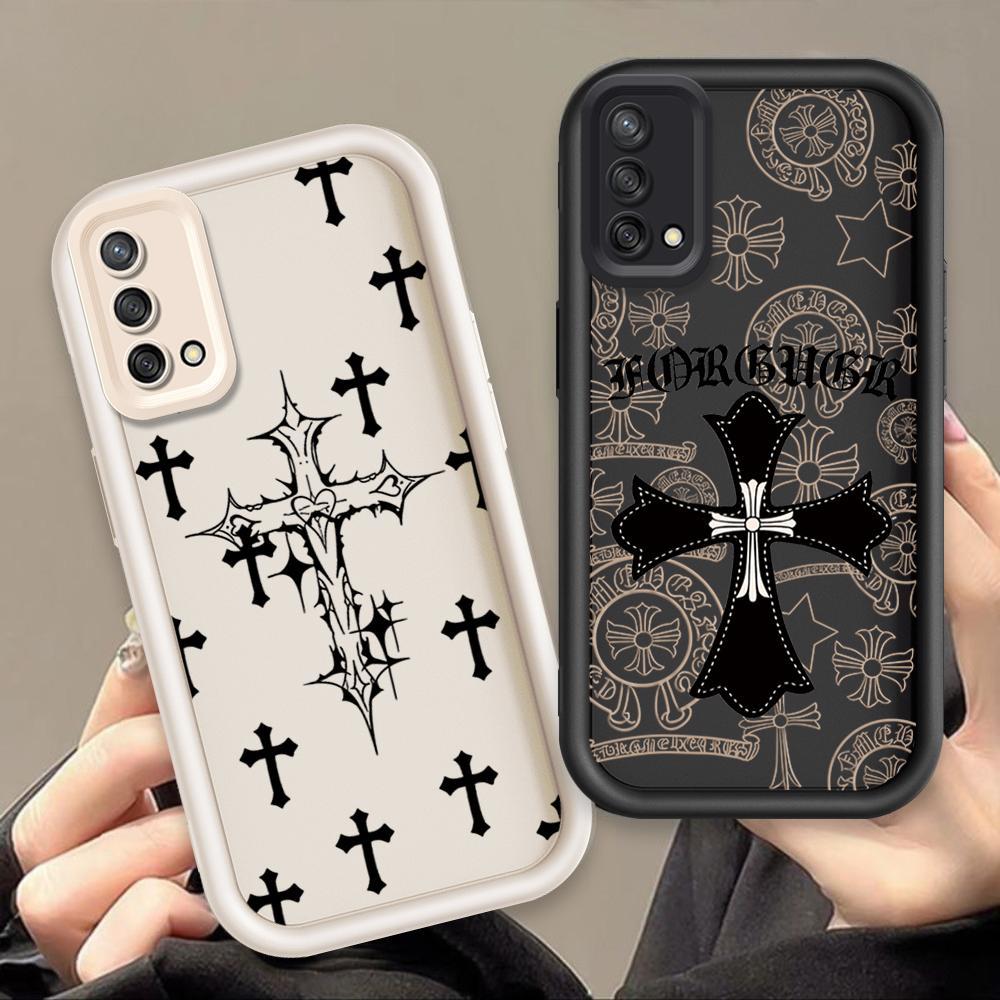 Ốp Lưng Cho OPPO A74 A95 4G F19 Hoạt Hình Silicon Mềm Mại Đáng Yêu Ốp lưng TPU Chrome Hearts cross A