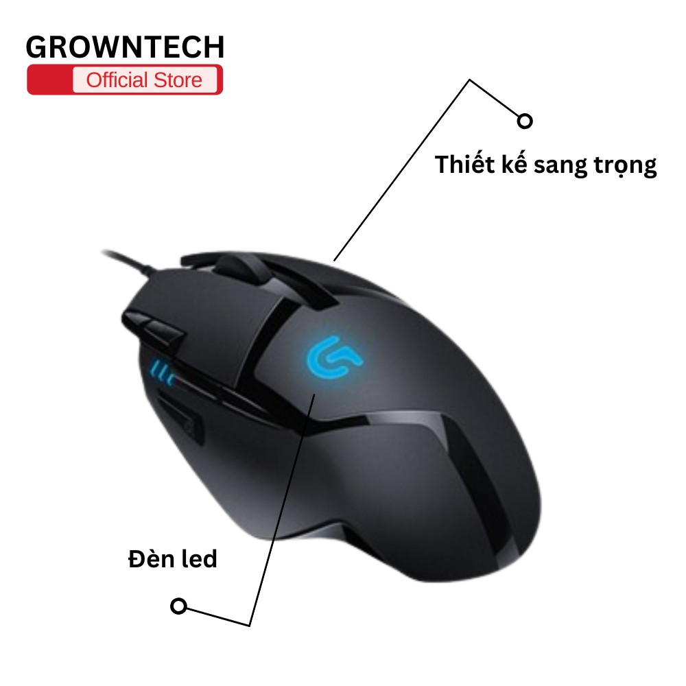 Logitech G402 Hyperion Fury Chuột Chơi Game Tốc Độ Cao 8 Nút Lập Trình
