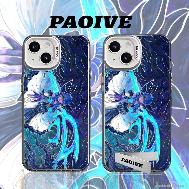 Liên Minh Huyền Thoại / Gwen / Thích Hợp Cho iPhone16 Phong Cách Mới Sáng Tạo Gwen Nhiều Màu Sắc Bạc