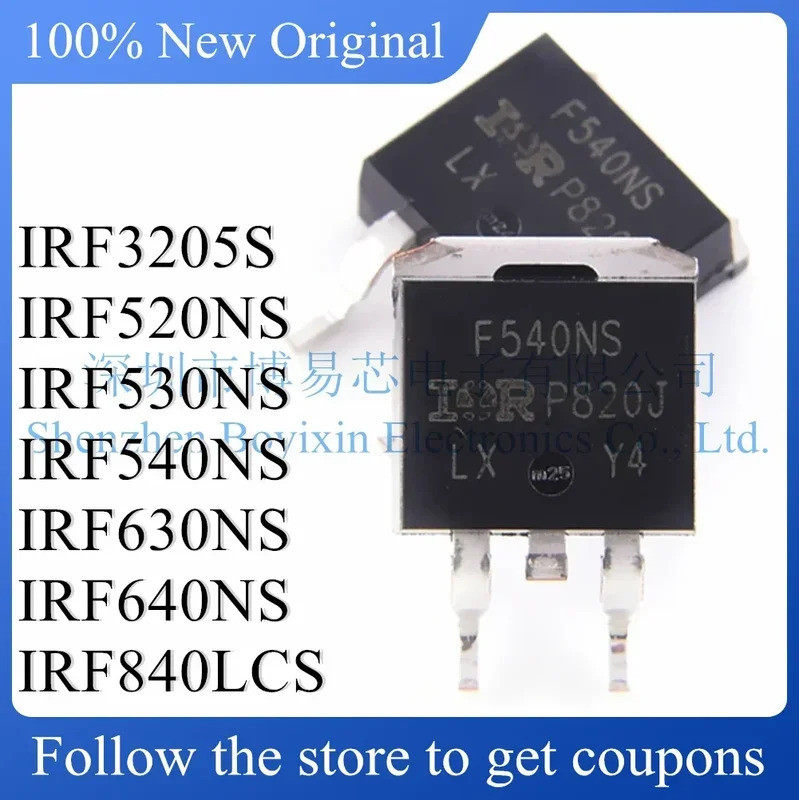 5 Chiếc IRF3205S IRF520NS IRF530NS IRF540NS IRF630NS IRF640NS IRF840LCS TO-263 Hiệu Ứng Trường Trans