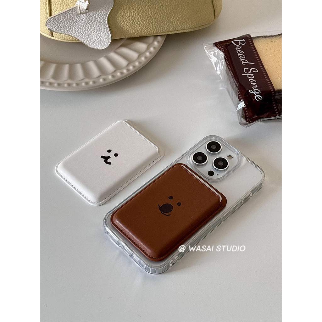 ví magsafe ví magsafe iphone Ốp điện thoại Apple Hàn Quốc hoạt hình Acrylic