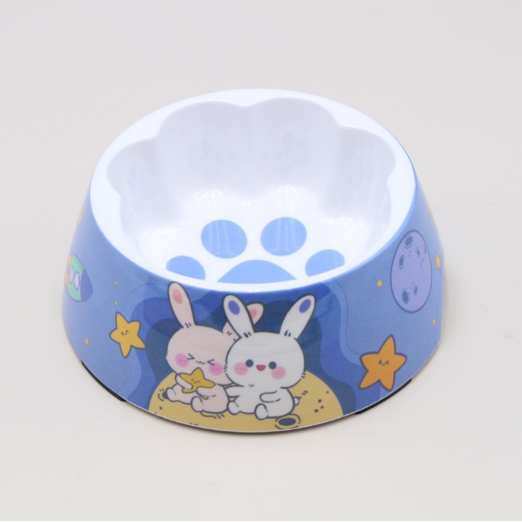 Mèo Melamine Bát Thú Cưng Ăn Melamine Thỏ Dễ Thương Cho Bé Thú Cưng Bát Thức Ăn Cho Mèo Bát Thú Cưng