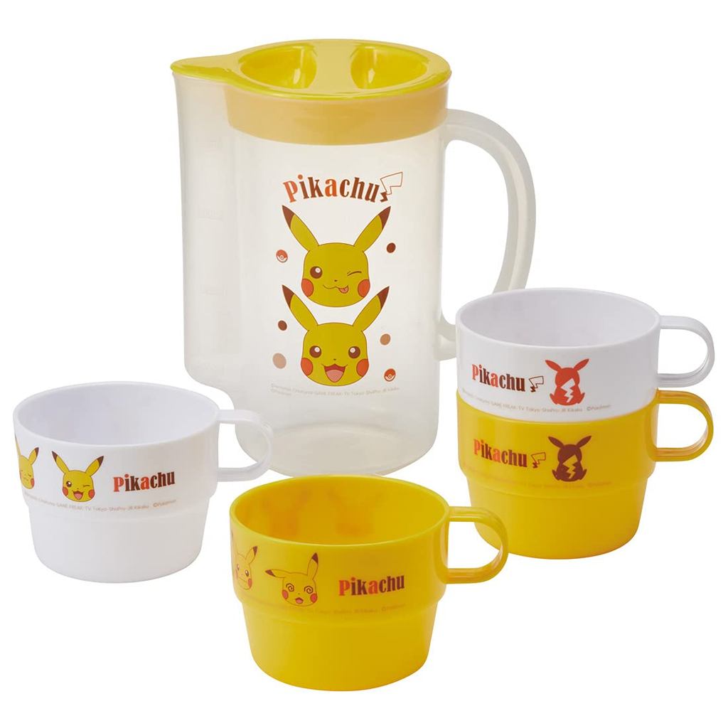 Skater Pokémon Pikachu Bento Box, Stacking Cups & Fork SetDirect From Japan
