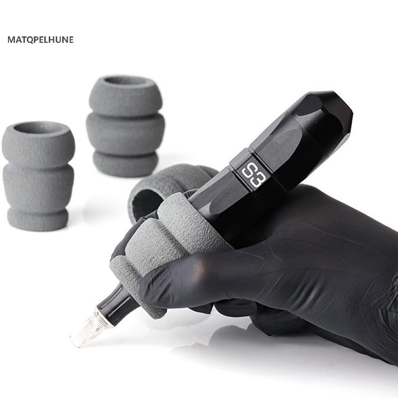 MATQPELHUNE 1Pc 31 / 41mm Memory Foam Tattoo Grip Cover Tattoo Cartridge Grip Cover Máy xăm Bút Máy 