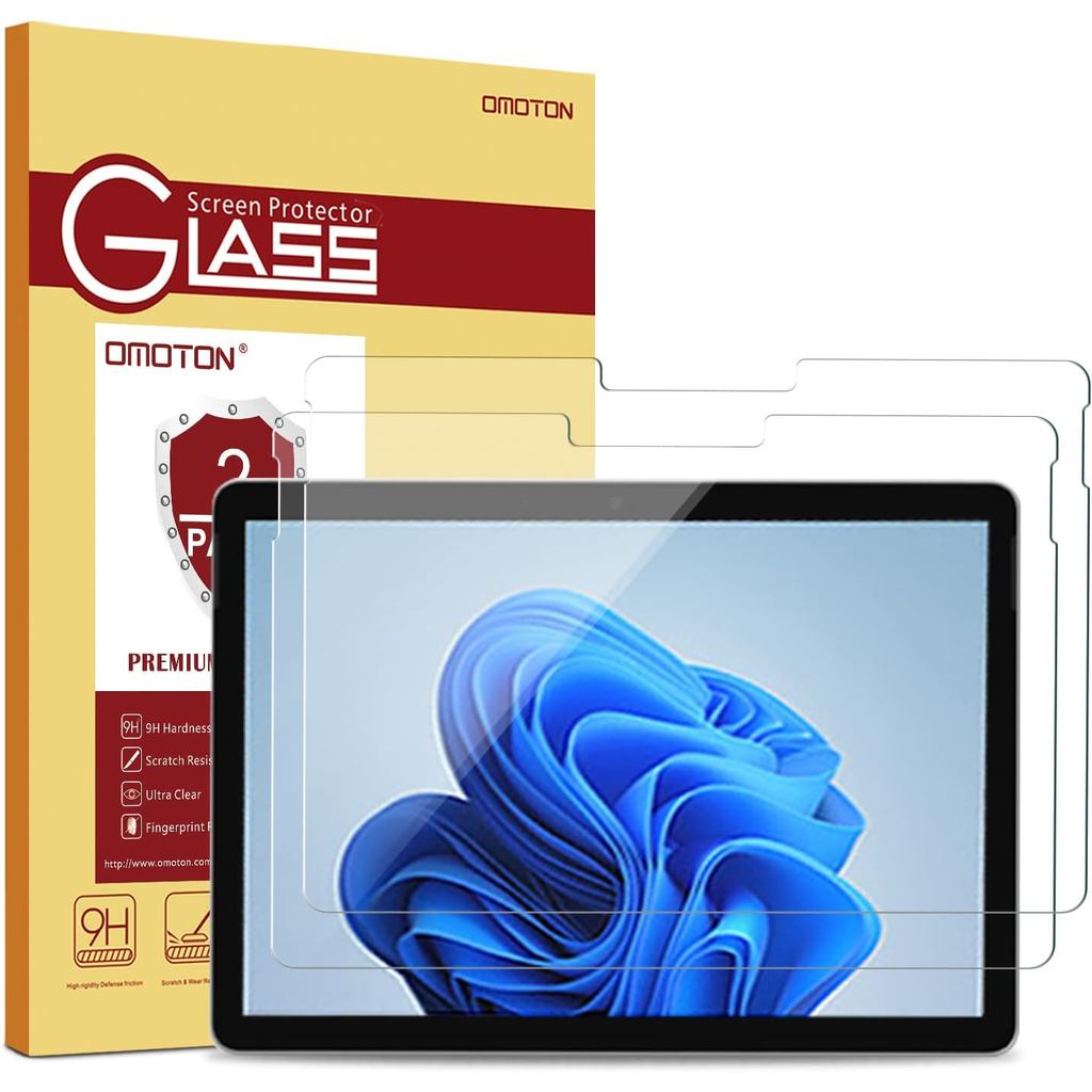 OMOTON [2 Gói Bảo Vệ Màn Hình Tương Thích Cho Microsoft Surface Go 3 / Surface Go 4 / Surface Go 2 /