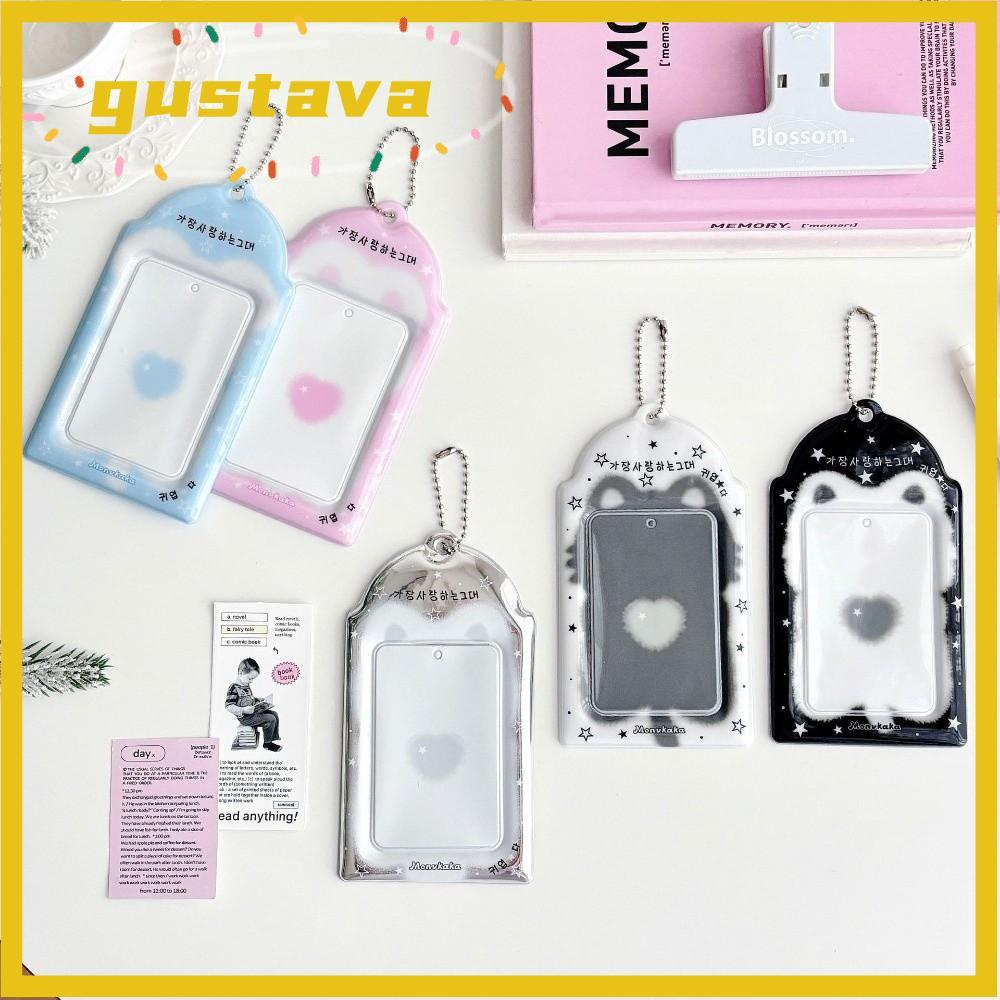 Hộp đựng thẻ ngoại vi GUSTAVA Idol, Hộp đựng thẻ ảnh trang trí dây chuyền 3 inch, Hộp đựng ảnh phong