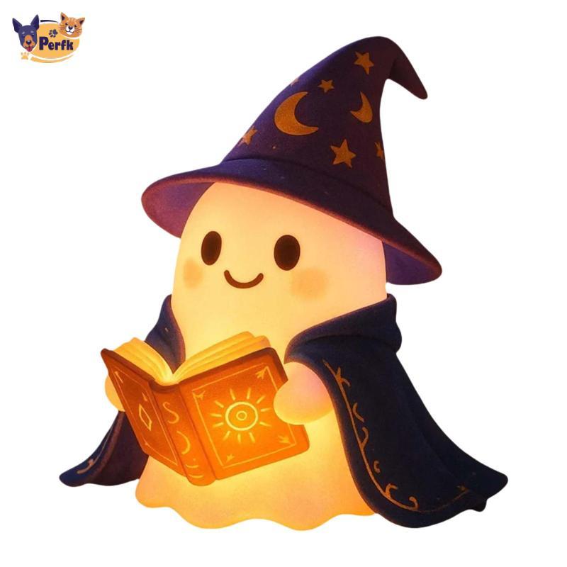 Halloween Ghost Night Light Halloween Ghost Figurine cho bàn ngủ trong nhà