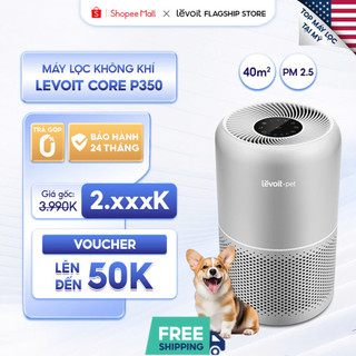  Máy Lọc Không Khí Cho Thú Cưng Levoit Core P350 33m2 cho  | Lõi HEPA 3 lớp lọc bụi mịn - Hẹn giờ - Màn điều khiển 
