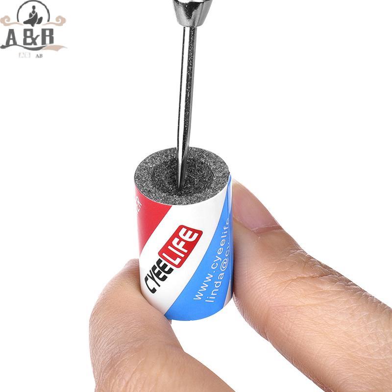 [A & B Dec] 2 Cái Máy mài phi tiêu Đá mài phi tiêu cho đầu phi tiêu bằng thép Giữ dụng cụ mài kim th