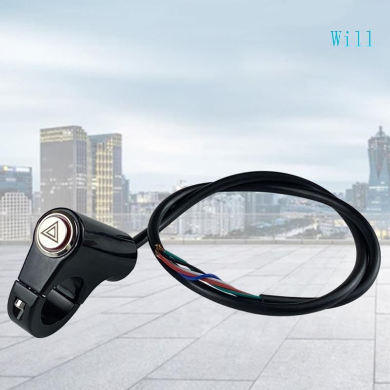 Sẽ Xe Điện Scootor Switch Hazard Lamp Switch Nút Cảnh Báo Tín Hiệu Flasher