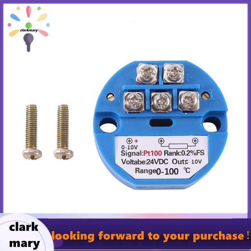 PT100 Loại sang 0-10V 0-100 độ RTD Đầu vào 0-10 một đầu ra DC24V Bộ phát nhiệt độ chịu nhiệt