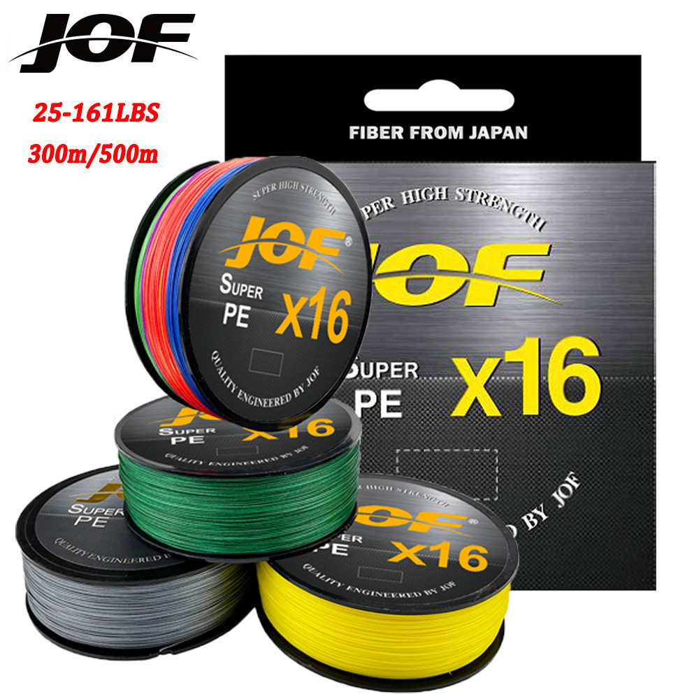 JOF 16 Dây Câu Cá Multifiber PE 500m, Phù Hợp Với Mọi Loại Mồi