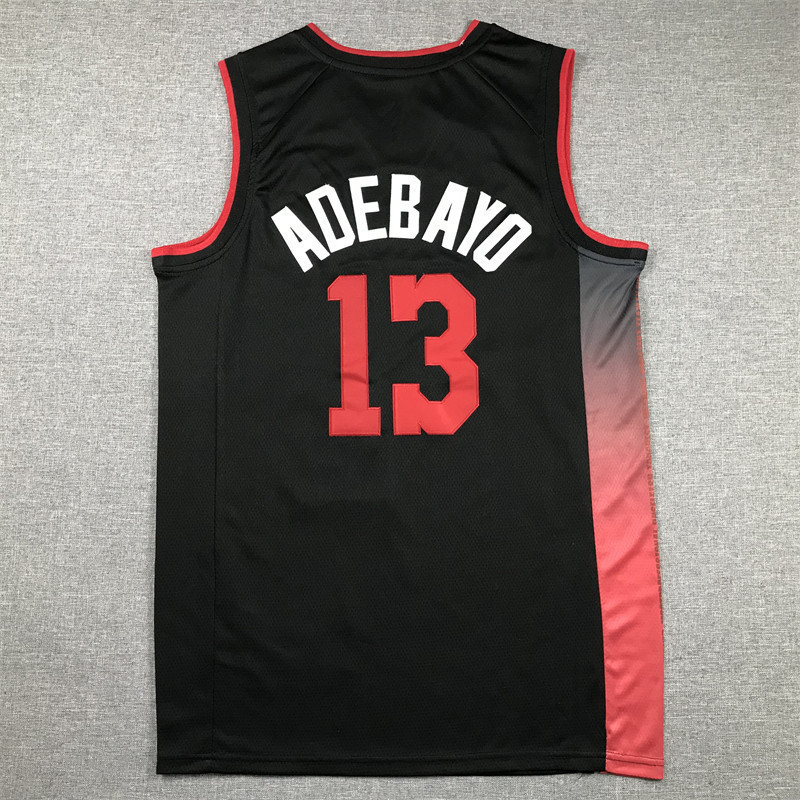 Nam Jersey Miami Heat Phiên bản đặc biệt City Black Adebayo