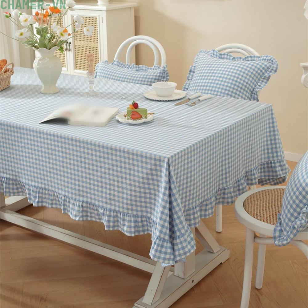 【CHAMER】Charming Rosa Gingham Tablecloth: Perfect for Stylish Dining and Events【HomeLiving】