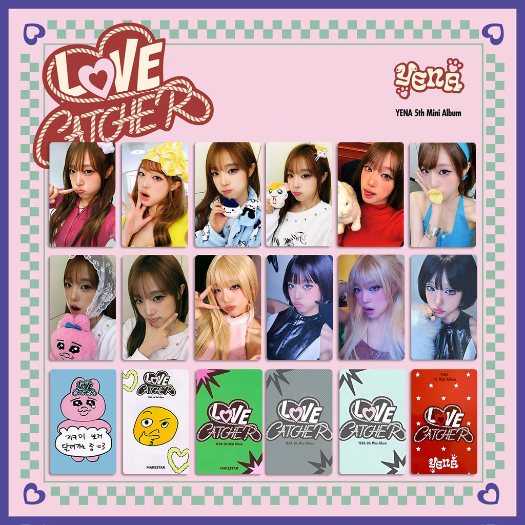 5-18 Chiếc YENA LOVE CATCHER BROADCAST Lomo Cards Diễn Viên Phim Truyền Hình Hàn Quốc Cha EunWoo Las