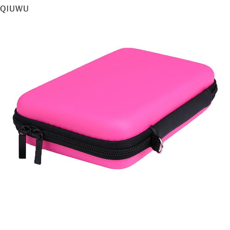 QIUWU 1 Cho Mới 3DS XL 3DS LL EVA Skin Carry Hard Case Bag Pouch Cho Nintendo 3DS XL LL Có Dây Đeo B