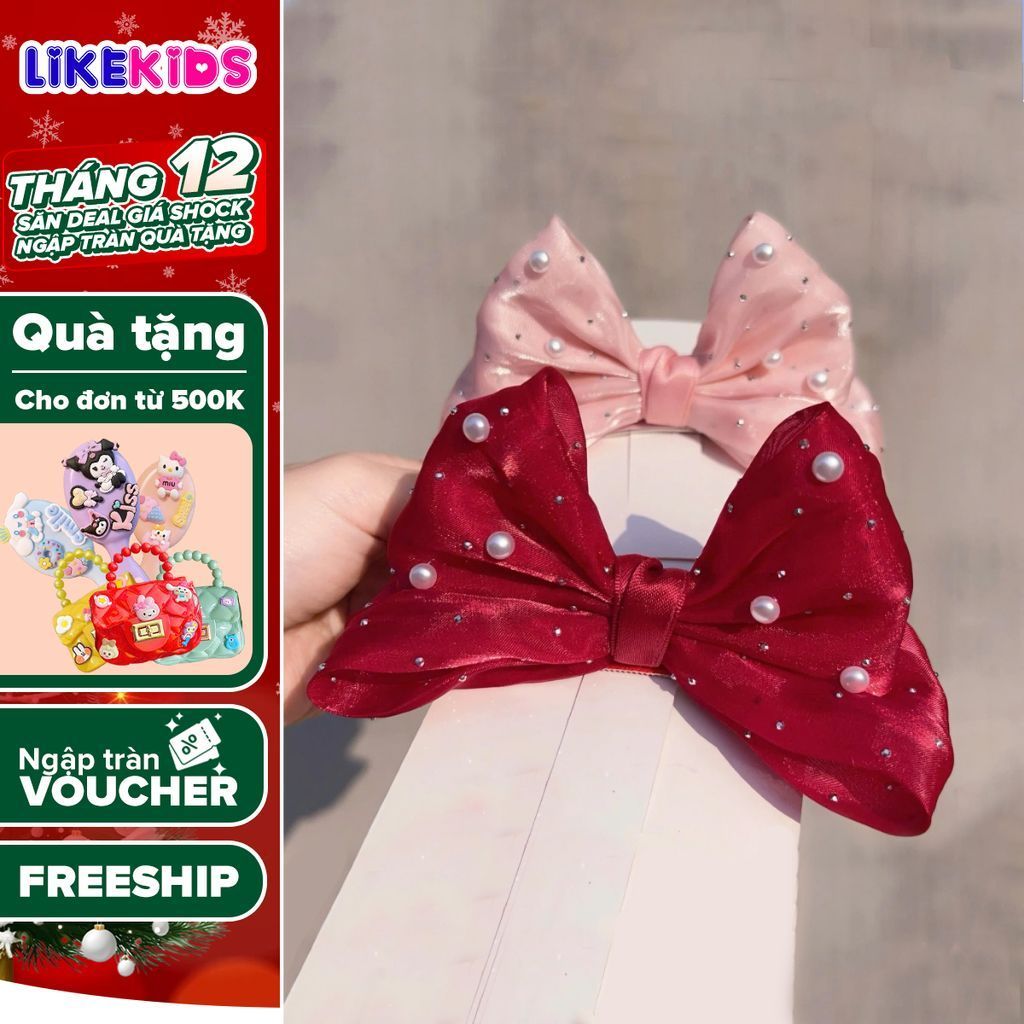 KẸP cho bé gái kiểu dáng NƠ HỘT LikeKids