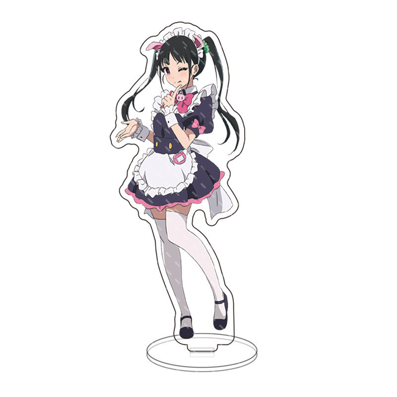 Akiba Meido Sensou Acrylic Đứng Wahira Nagomi Nhân Vật Trang Trí Chân Đế Hành Động Hình Mẫu Búp Bê Đ