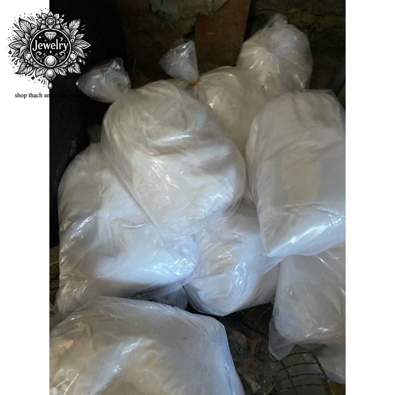 bột tẩy trắng đá thạch anh đá quý và bề mặt đá bị nhiễm phèn ố vàng sậm màu túi 1kg không phải Kclo3