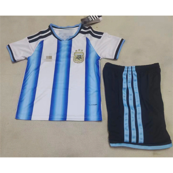 Bộ áo jersey thể thao cho trẻ em thiết kế Argentina 2026, size 16-30