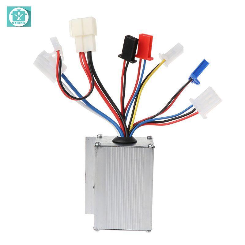 Bộ điều khiển bàn chải tốc độ động cơ Woedpez DC 24V 250W cho xe đạp điện