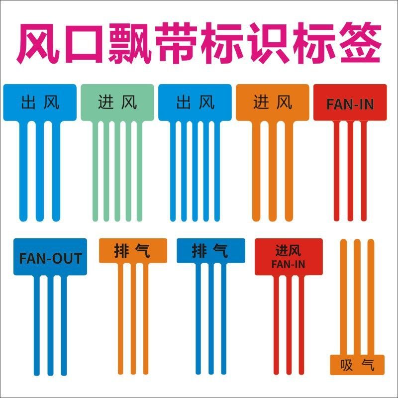 Air Outlet Streamer Air Outlet Streamer Quạt Air Outlet Streamer Ribbon Nhiều Không Gian Dính Nhãn M