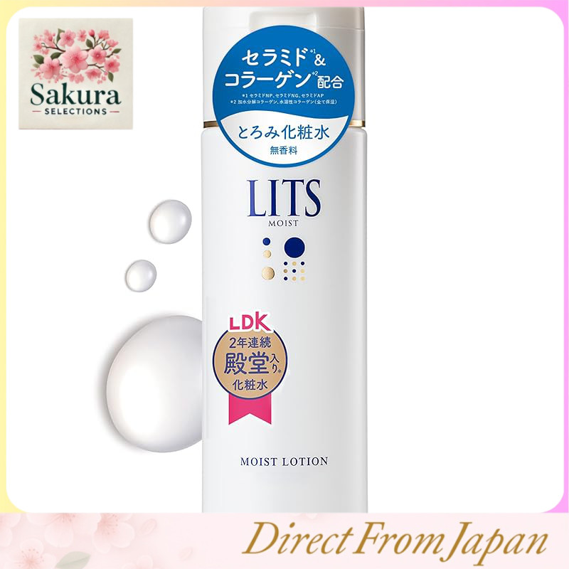 Lits Moist Lotion | Hydrating Sensitive Skin Toner with Ceramide, Collagen & Vitamin C – Fragrance-F