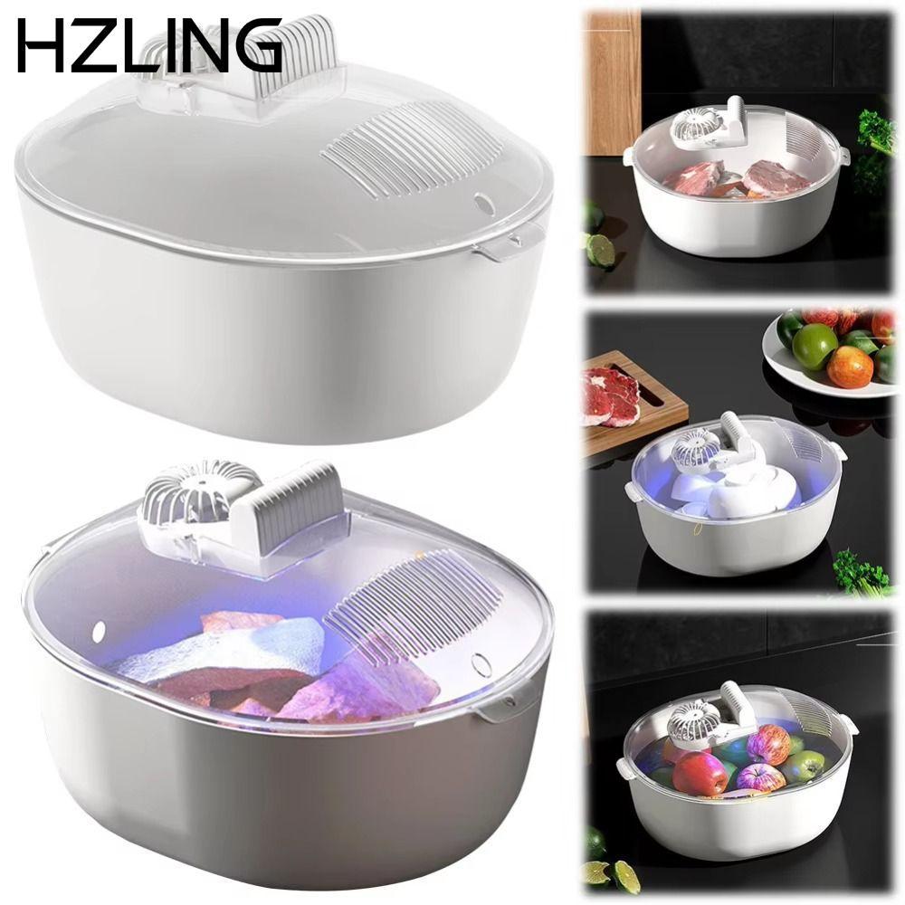 Khay rã đông 4 trong 1 HZLING, Khử trùng bằng tia cực tím Nhiệt độ không đổi Máy dập nhanh thông minh, Tấm trượt vật lý cấp thực phẩm Hộ gia đình