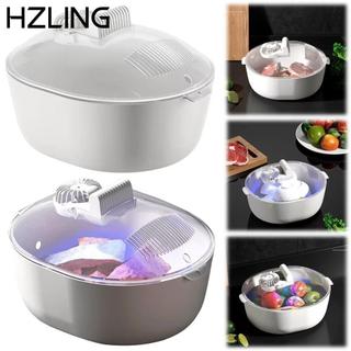 Khay rã đông 4 trong 1 HZLING, Khử trùng bằng tia cực tím Nhiệt độ không đổi Máy dập nhanh thông minh, Tấm trượt vật lý cấp thực phẩm Hộ gia đình