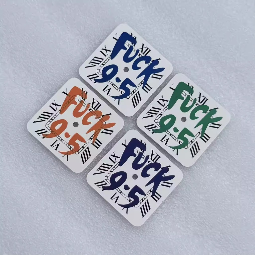 Mặt số La Mã vuông phong cách mới Phụ đề độc đáo Thích hợp cho phong trào NH35 26.9 X26.9mm