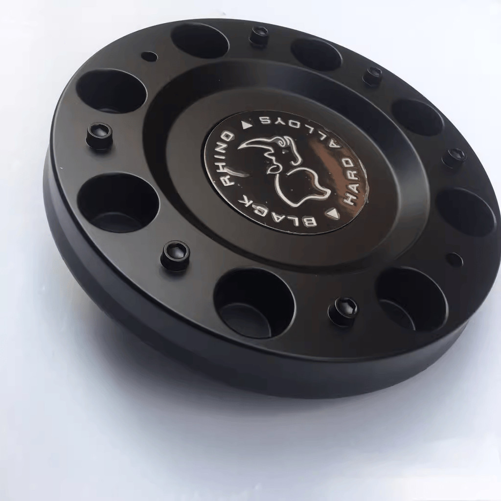 Nắp trung tâm xe địa hình Đường kính nắp Rhino là 195 / 215, Lỗ vít 17cm Xe Jeep / Wrangler phù hợp