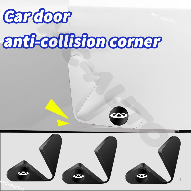 [4 cái] Chery Universal Car Door Corner Cover Ốp Lưng Bảo Vệ Chống Va Chạm r Miếng Dán Chống Trầy Xư