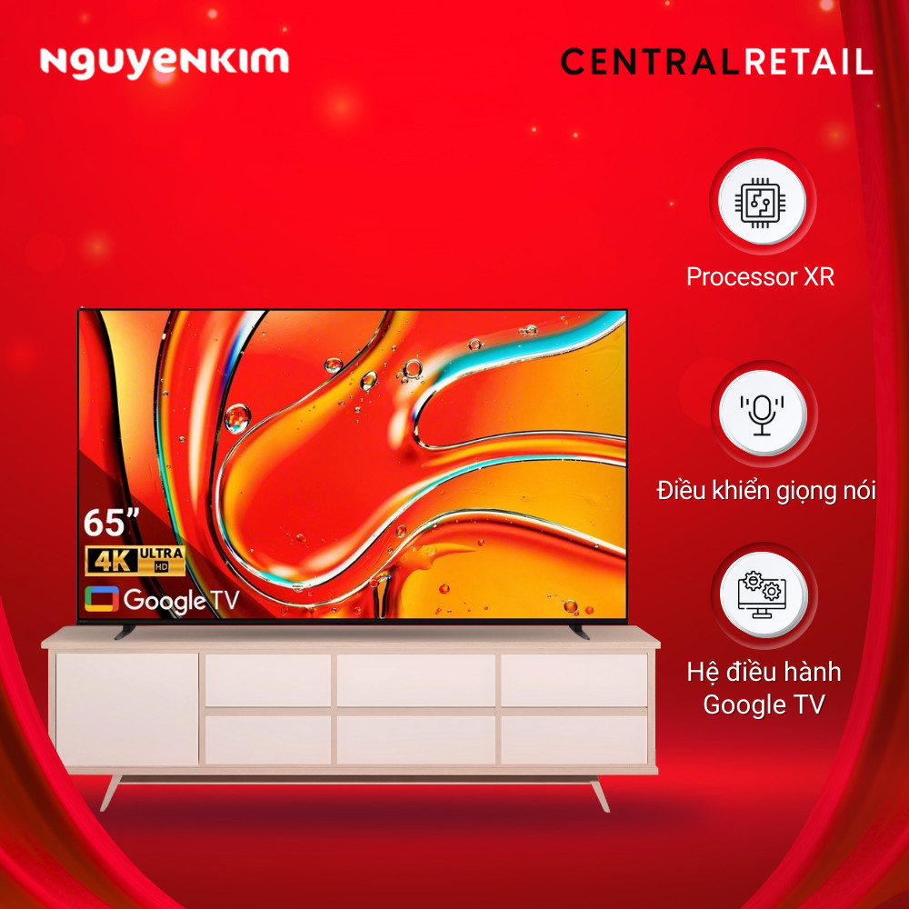 BRAVIA 7 Tivi Mini LED (QLED) Sony 65 inch K-65XR70