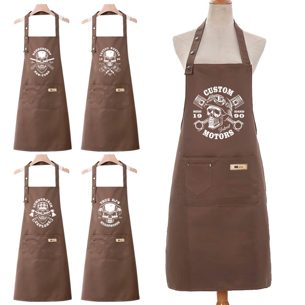 Kitchen householdWaterproof and oil-resistant apron Hot selling in Vietnam Gardening apron Sleeveles