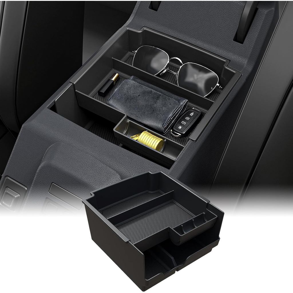 Hộp đựng bảng điều khiển hai lớp Mabett cho Bronco 2025 Hộp đựng tay vịn 4 cửa có thảm chống trượt c